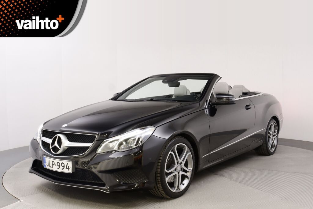 Mercedes-Benz E 2013 250 BE Cabriolet A / ILS / Harman Kardon / Nahkasisusta / Airscarf / Juuri huollettu