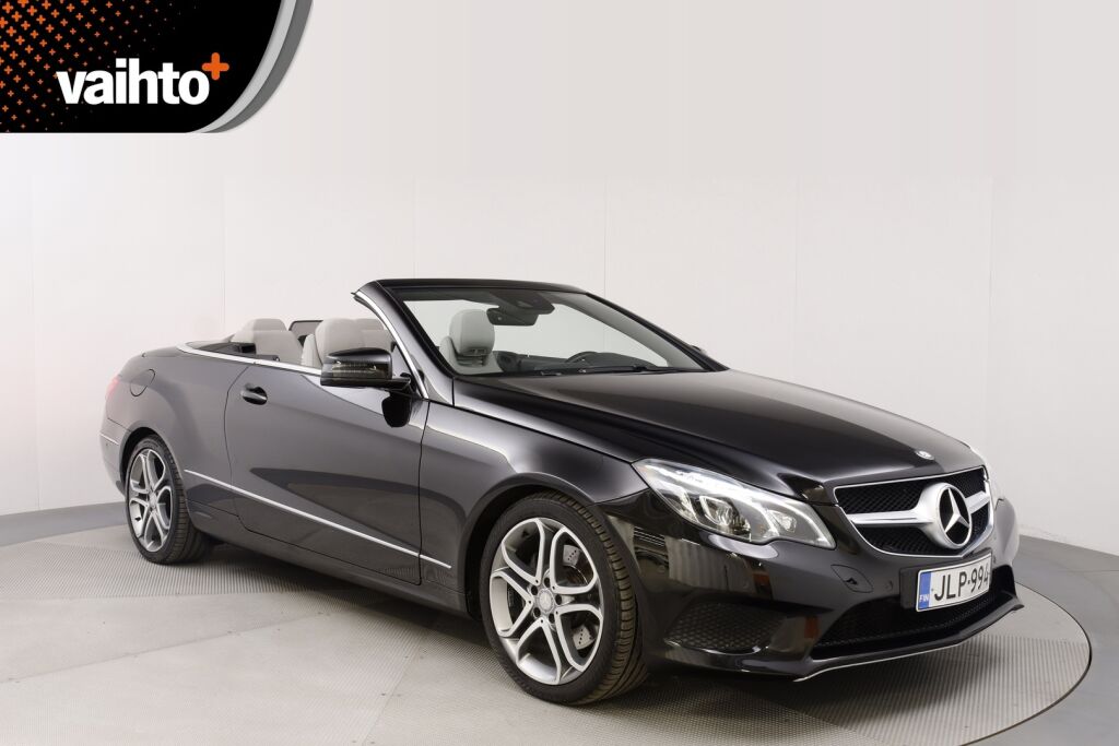 Mercedes-Benz E 2013 250 BE Cabriolet A / ILS / Harman Kardon / Nahkasisusta / Airscarf / Juuri huollettu