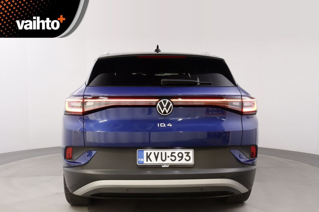 Volkswagen ID.4 2021 Pro Performance 1ST 150 kW, akku 77 kWh / Lämpöpumppu / LED / Kamera / Adapt. Vakkari / Kaistavahti / Puoli nahka / Lämpöratti