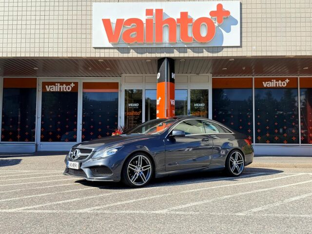 Mercedes-Benz E 2016 200 BE Coupé A / AMG / Panorama / Nahkaverhoilu / Lohkolämmitin+sisähaara