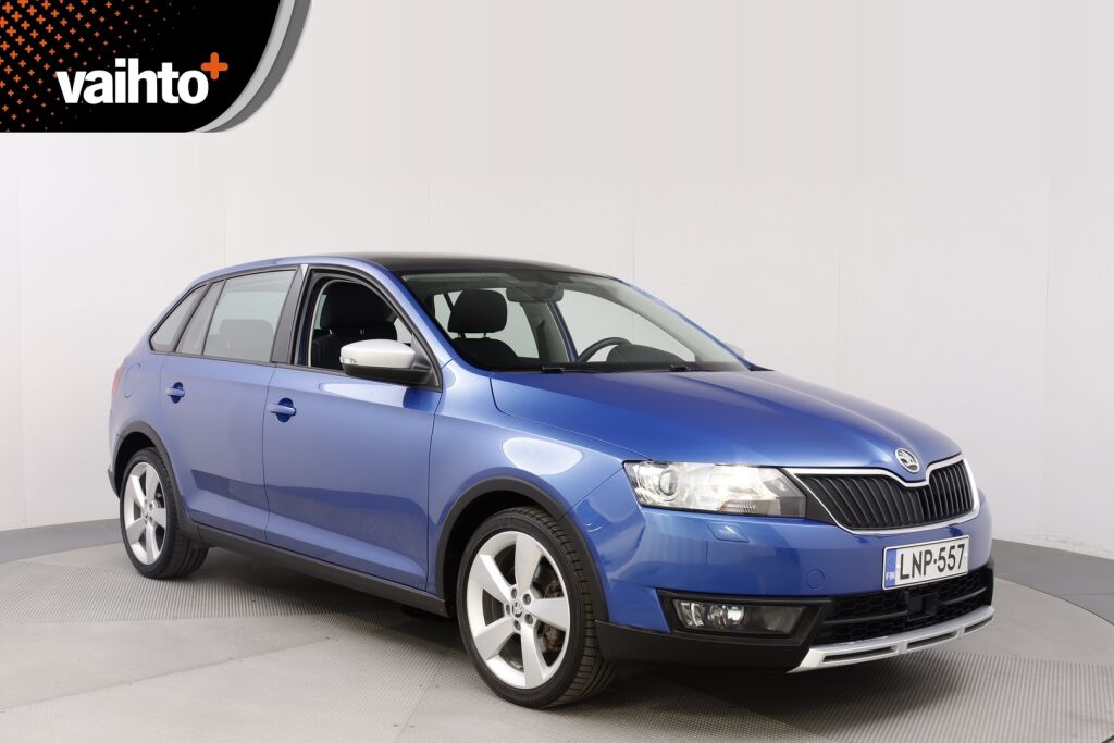 Skoda Rapid 2017 Spaceback 1,4 TSI ScoutLine DSG Autom. / Panorama / Suomiauto / Lohkolämmitin