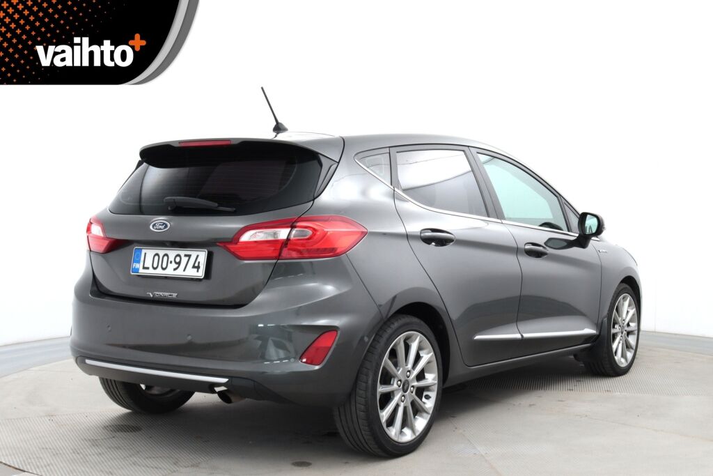Ford Fiesta 2018 1,0 EcoBoost 100hv A6 Vignale 5-ovinen / P.Kamera / Lämm. ratti / AppleCarPlay / Keyless Go / Jakohihna vaihdettu