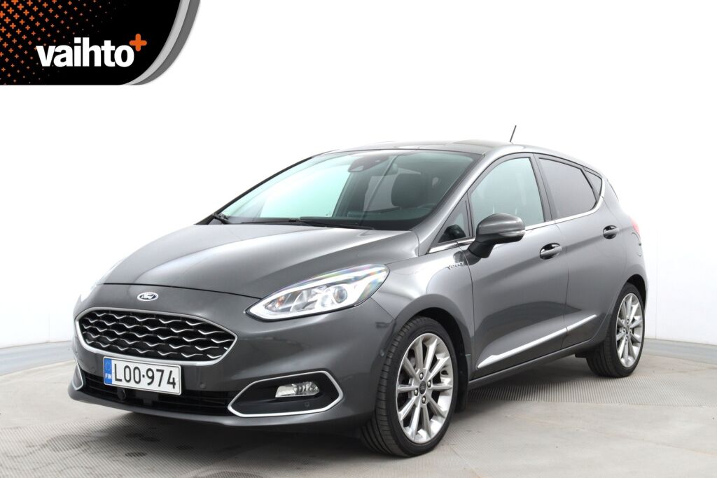 Ford Fiesta 2018 1,0 EcoBoost 100hv A6 Vignale 5-ovinen / P.Kamera / Lämm. ratti / AppleCarPlay / Keyless Go / Jakohihna vaihdettu