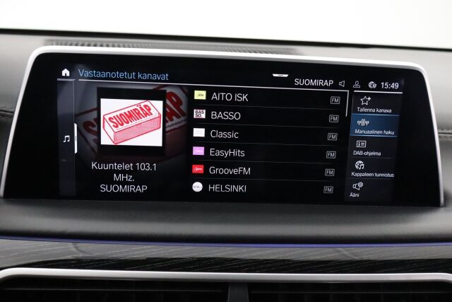 BMW 745 2020 G12 Sedan 745Le A xDrive / Super varusteet! M-Sport / Adap.vakkari / Panorama / HUD / 360°kamera / H&K / Ilmas.penkit / - RAHOITUS TÄHÄN AUTOON VAIN 3.99% - 