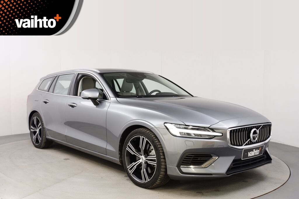 VOLVO V60 2021 T6 Recharge TwE AWD Inscription / Hieronta / ACC / Panoraama / Vetokoukku / Huippuvarusteilla - RAHOITUS TÄHÄN AUTOON VAIN 3.99% - 