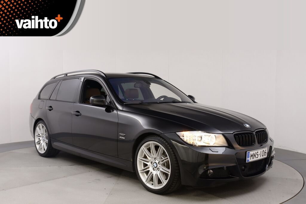 BMW 330 2009 A E91 Touring LCI M Sport / Panoraama / Nahkasisusta / Acc / Pro Navi / Individual Audio / Sähköpenkit / Hyvin huollettu