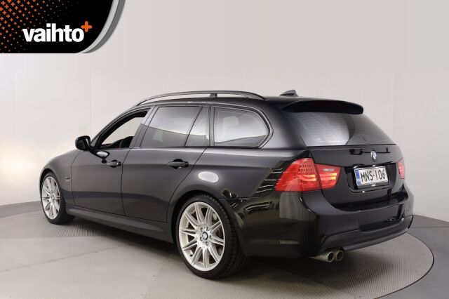 BMW 330 2009 A E91 Touring LCI M Sport / Panoraama / Nahkasisusta / Acc / Pro Navi / Individual Audio / Sähköpenkit / Hyvin huollettu