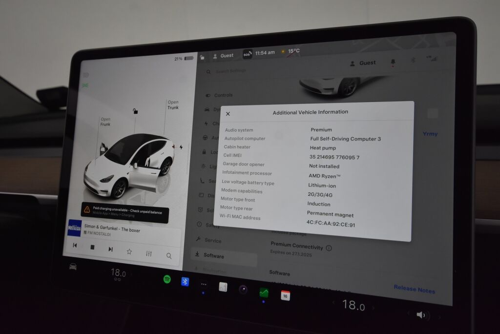 Tesla Model Y 2022 Long Range / 2x vanteet / Premium audio / Ryzen / Ilmalämpöpumppu - RAHOITUS TÄHÄN AUTOON VAIN 2.99% - 