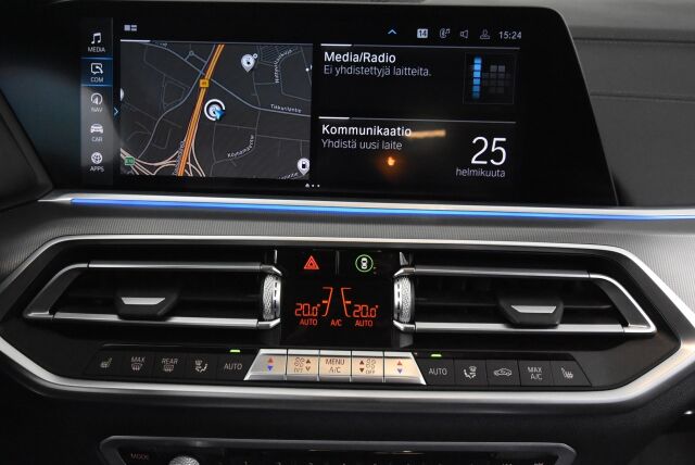 BMW X5 2021 G05 xDrive45e A M Sport / M-Penkit / H&K / Driving Assistant plus / Vetokoukku / Nahkaverhoiltu kojelauta / HUD - RAHOITUS TÄHÄN AUTOON VAIN 3.99% - 