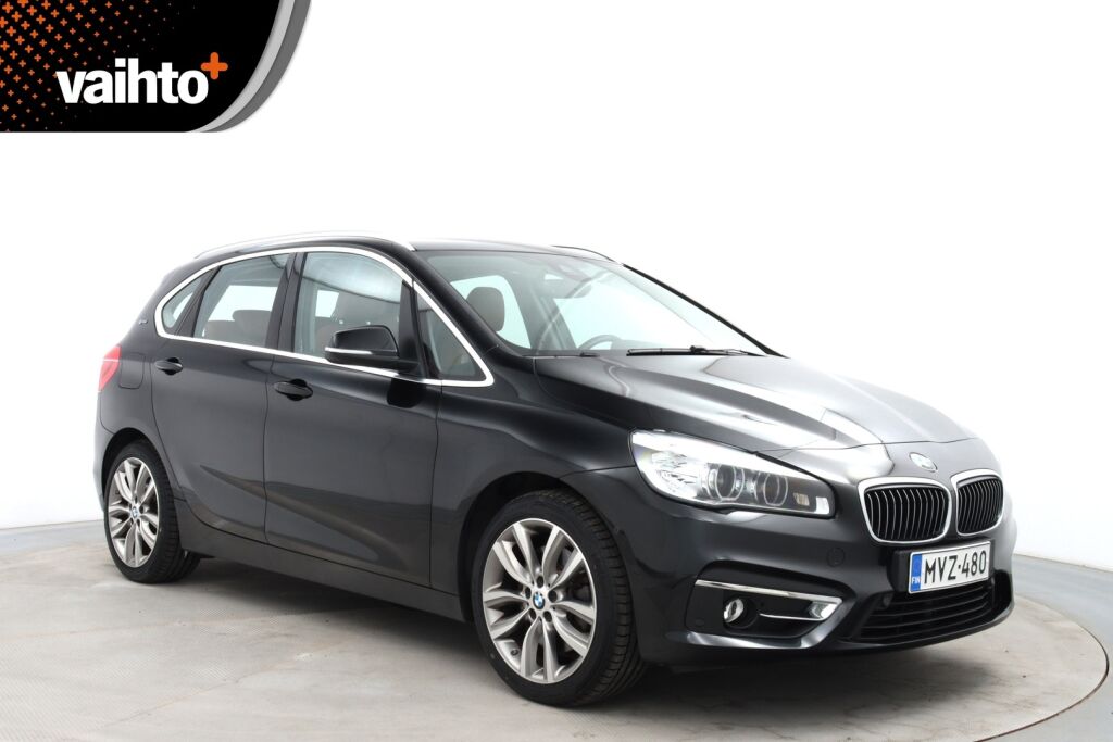 BMW 225 2016 F45 Active Tourer 225xe A Business Luxury / Nahkat / LEDit / Keyless GO / Navi / Sähköluukku / P.kamera / Kaistavahti /