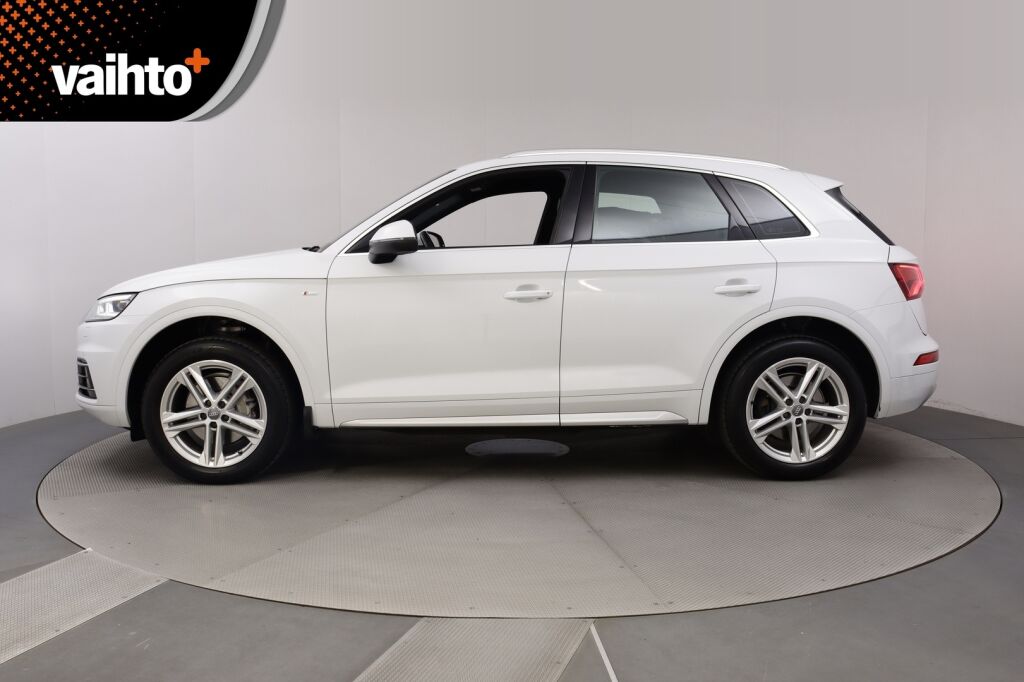 Audi Q5 2018 Business Sport 2,0 TDI 140 kW quattro S tronic S-Line / Webasto / Sähköpenkit / Vetokoukku / Suomiauto