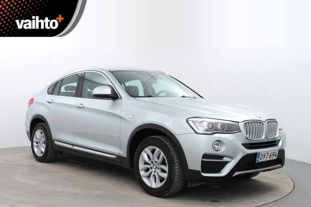 BMW X4 2017 F26 xDrive20d A Business xLine / 1-Om. Suomiauto / Nahkaverhoilu / M Sport Ratti