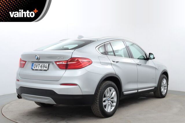 BMW X4 2017 F26 xDrive20d A Business xLine / 1-Om. Suomiauto / Nahkaverhoilu / M Sport Ratti