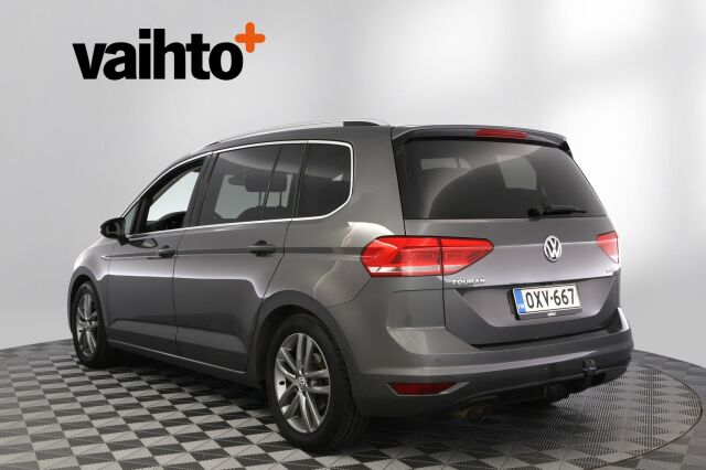 Volkswagen Touran 2016 Highline 2,0 TDI 110 kW (150 hv) DSG-automaatti / 7-Paikkainen/ Panoraama/ Adaptiivinen vakionopeussäädin/ Kamera