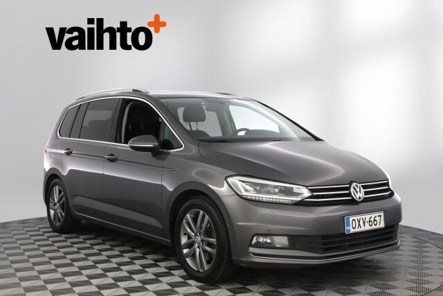 Volkswagen Touran 2016 Highline 2,0 TDI 110 kW (150 hv) DSG-automaatti / 7-Paikkainen/ Panoraama/ Adaptiivinen vakionopeussäädin/ Kamera