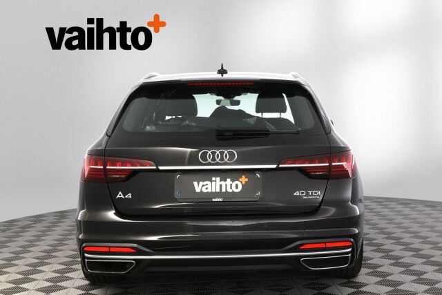 Audi A4 2022 Avant Business 40 TDI 150 kW MHEV quattro S tronic / Adapt. vakkari / P. kamera / Digimittaristo /