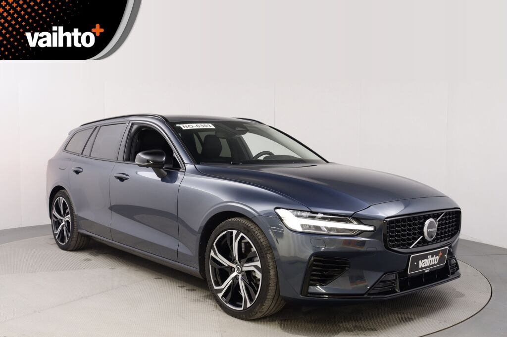 VOLVO V60 2023 T6 AWD Long Range Plus Dark / Harman Kardon / ACC / BLIS / Muistipenkit - RAHOITUS TÄHÄN AUTOON VAIN 3.99% - 