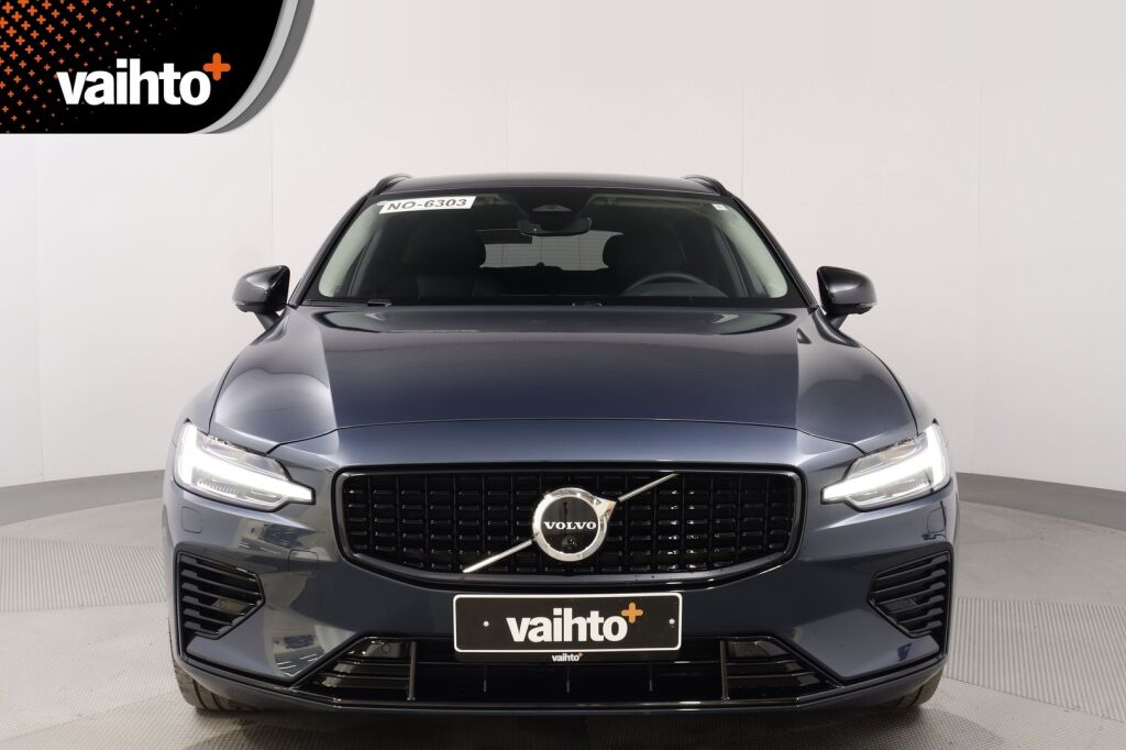 VOLVO V60 2023 T6 AWD Long Range Plus Dark / Harman Kardon / ACC / BLIS / Muistipenkit - RAHOITUS TÄHÄN AUTOON VAIN 3.99% - 