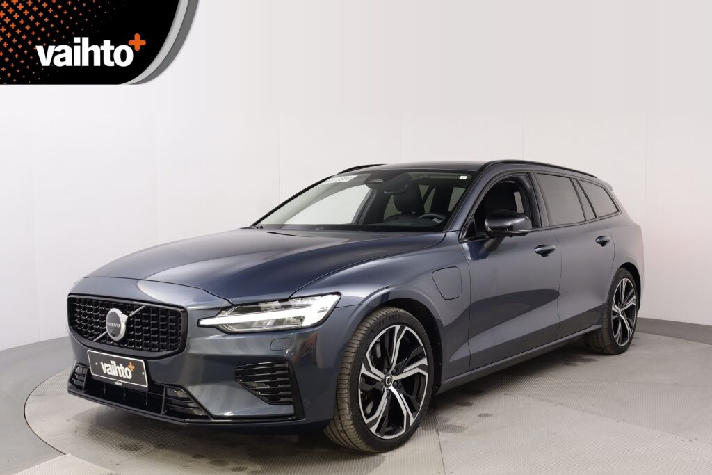 VOLVO V60 2023 T6 AWD Long Range Plus Dark / Harman Kardon / ACC / BLIS / Muistipenkit - RAHOITUS TÄHÄN AUTOON VAIN 3.99% - 