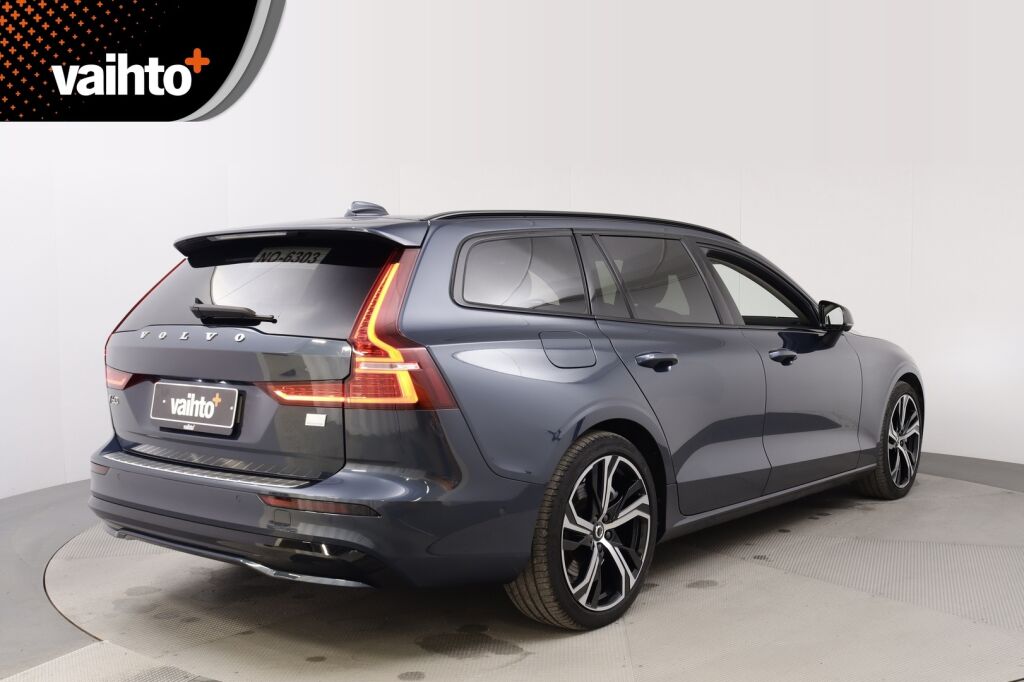 VOLVO V60 2023 T6 AWD Long Range Plus Dark / Harman Kardon / ACC / BLIS / Muistipenkit - RAHOITUS TÄHÄN AUTOON VAIN 3.99% - 