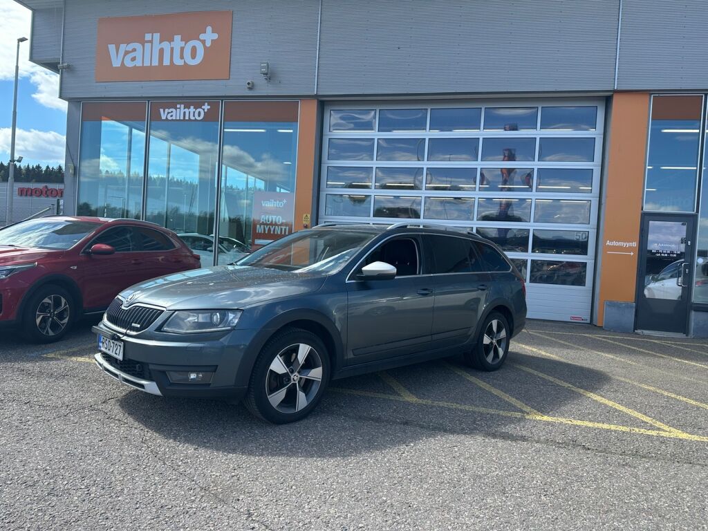 Skoda Octavia 2016 Combi 2,0 TDI 184 4x4 Scout DSG Autom / Hieno kuntoinen / Keyless Go / Webasto / Koukku