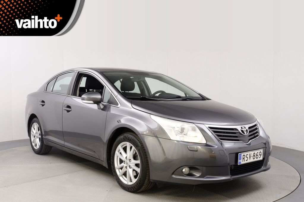 Toyota Avensis 2010 1,8 Valvematic Sol Edition 4ov Multidrive S / JUURI TULLUT / Suomiauto / Vakionopeudensäädin