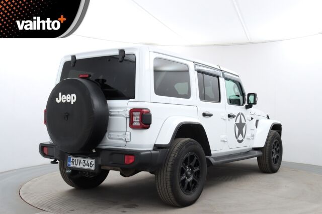 Jeep Wrangler 2021 Sahara 2.0 PHEV AT8 4x4 / Huippuhieno! / Avattava katto / Adap.vakkari / Nahat / BLIS / Etu ja taka kamera / Keyless / - RAHOITUS TÄHÄN AUTOON VAIN 3.99% - 