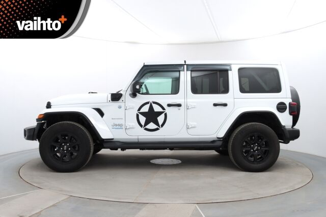 Jeep Wrangler 2021 Sahara 2.0 PHEV AT8 4x4 / Huippuhieno! / Avattava katto / Adap.vakkari / Nahat / BLIS / Etu ja taka kamera / Keyless / - RAHOITUS TÄHÄN AUTOON VAIN 3.99% - 
