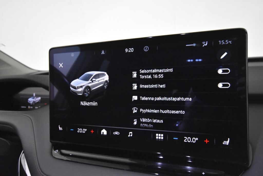Skoda Enyaq 2023 80x 4x4 iV / Kamera / Lämpöpumppu / Panoraama / Ratinlämmitin / Nahkasisusta / ALV