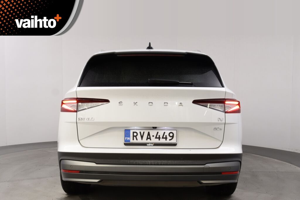 Skoda Enyaq 2023 80x 4x4 iV / Kamera / Lämpöpumppu / Panoraama / Ratinlämmitin / Nahkasisusta / ALV