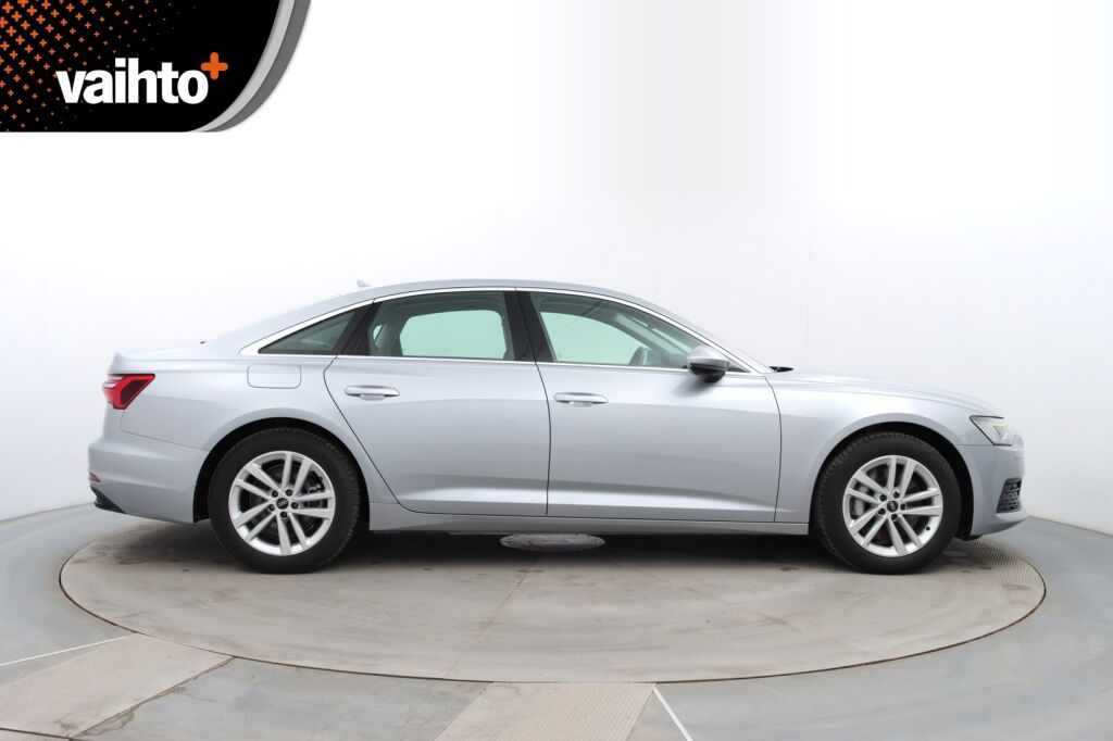 Audi A6 2024 Sedan 50 TFSI e Land of quattro / 1-Om. Suomiauto / Nahkaverhoilu / Sähk. koukku / P-Kamera / Navigointi