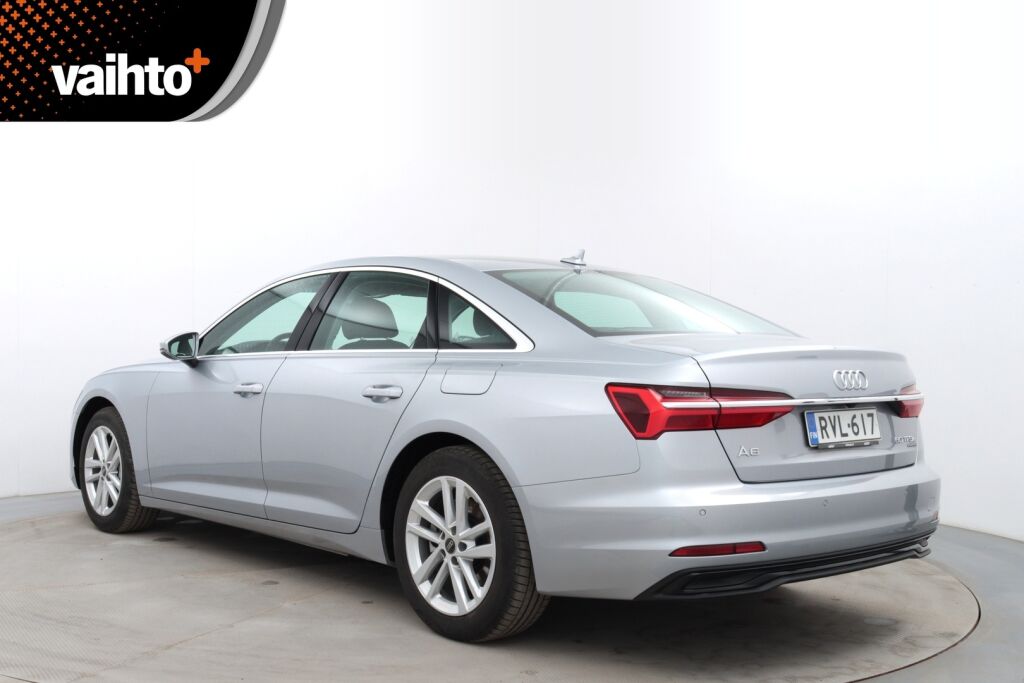 Audi A6 2024 Sedan 50 TFSI e Land of quattro / 1-Om. Suomiauto / Nahkaverhoilu / Sähk. koukku / P-Kamera / Navigointi