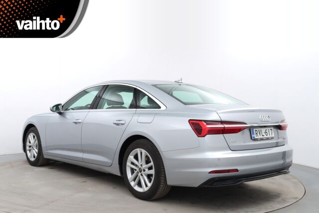 Audi A6 2024 Sedan 50 TFSI e Land of quattro / 1-Om. Suomiauto / Nahkaverhoilu / Sähk. koukku / P-Kamera / Navigointi