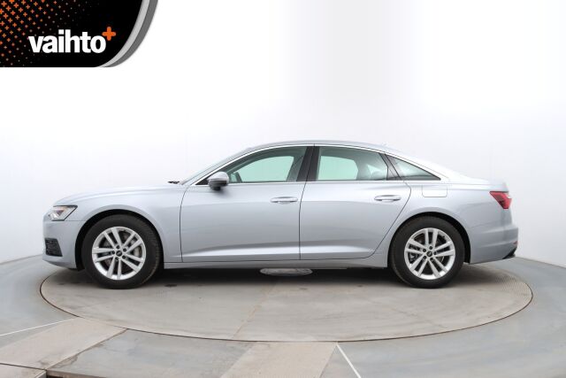 Audi A6 2024 Sedan 50 TFSI e Land of quattro / 1-Om. Suomiauto / Nahkaverhoilu / Sähk. koukku / P-Kamera / Navigointi