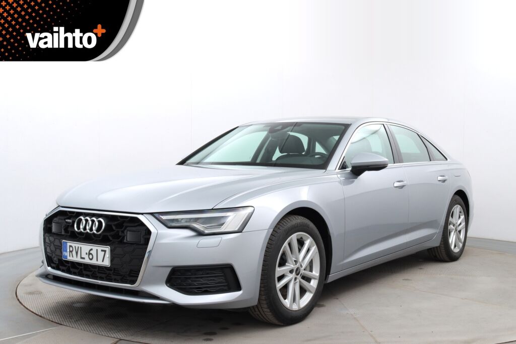 Audi A6 2024 Sedan 50 TFSI e Land of quattro / 1-Om. Suomiauto / Nahkaverhoilu / Sähk. koukku / P-Kamera / Navigointi