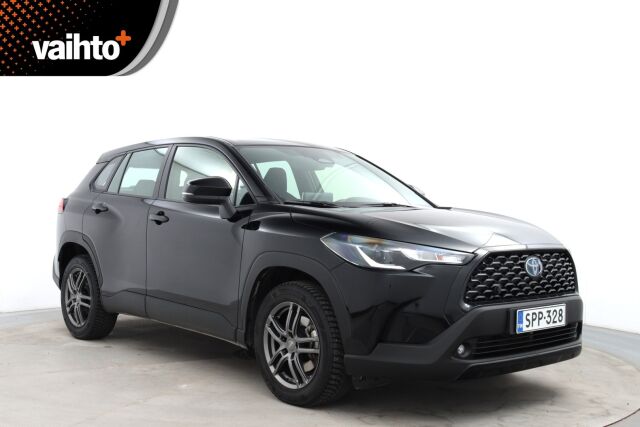 Toyota Corolla Cross 2023 2.0 Hybrid Active / Tehdastakuu / 1-Om. Suomiauto / ALV / Adapt. vakkari / P-Kamera / Navi / Ratinlämmitin / LEDit