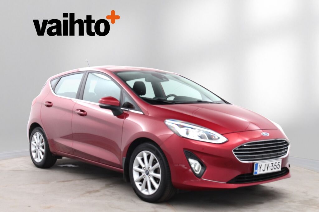 Ford Fiesta 2018 1,0 EcoBoost 100hv M6 Titanium 5-ovinen / Suomiauto / Lohkolämmitin+Sp / B&O / Lämpölasi / Navi / Android Auto / Vakkari
