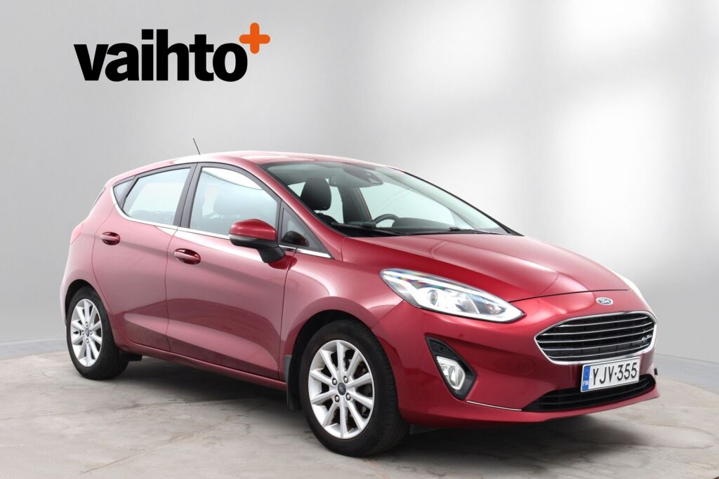 Ford Fiesta 2018 1,0 EcoBoost 100hv M6 Titanium 5-ovinen / Suomiauto / Lohkolämmitin+Sp / B&O / Lämpölasi / Navi / Android Auto / Vakkari
