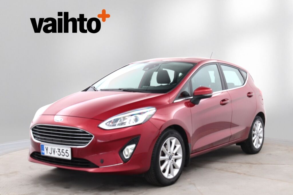 Ford Fiesta 2018 1,0 EcoBoost 100hv M6 Titanium 5-ovinen / Suomiauto / Lohkolämmitin+Sp / B&O / Lämpölasi / Navi / Android Auto / Vakkari