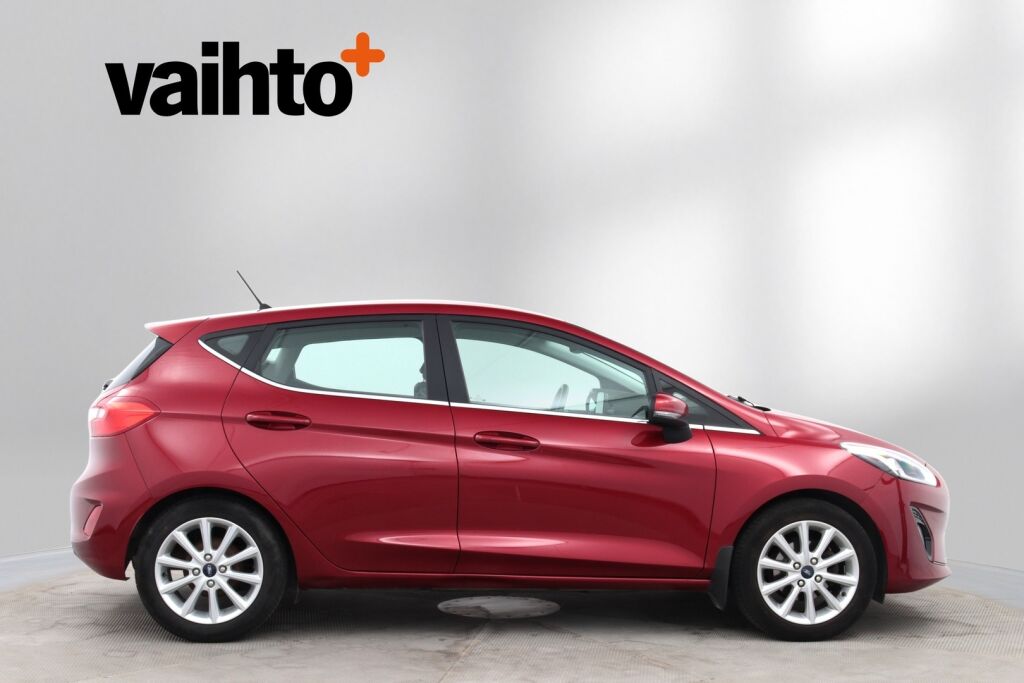Ford Fiesta 2018 1,0 EcoBoost 100hv M6 Titanium 5-ovinen / Suomiauto / Lohkolämmitin+Sp / B&O / Lämpölasi / Navi / Android Auto / Vakkari