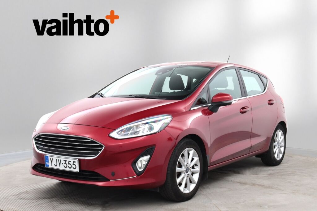 Ford Fiesta 2018 1,0 EcoBoost 100hv M6 Titanium 5-ovinen / Suomiauto / Lohkolämmitin+Sp / B&O / Lämpölasi / Navi / Android Auto / Vakkari