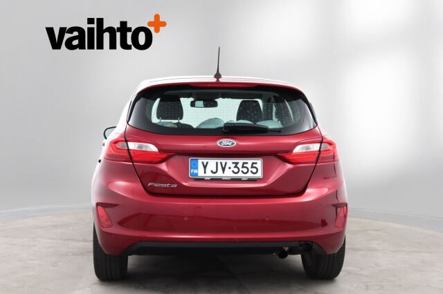 Ford Fiesta 2018 1,0 EcoBoost 100hv M6 Titanium 5-ovinen / Suomiauto / Lohkolämmitin+Sp / B&O / Lämpölasi / Navi / Android Auto / Vakkari
