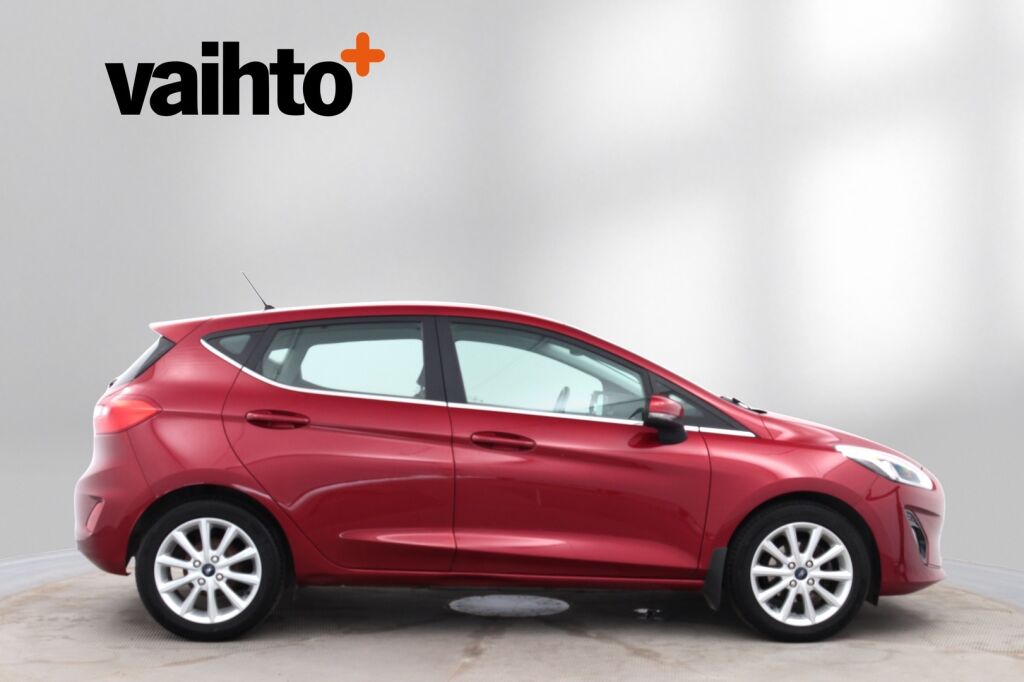 Ford Fiesta 2018 1,0 EcoBoost 100hv M6 Titanium 5-ovinen / Suomiauto / Lohkolämmitin+Sp / B&O / Lämpölasi / Navi / Android Auto / Vakkari
