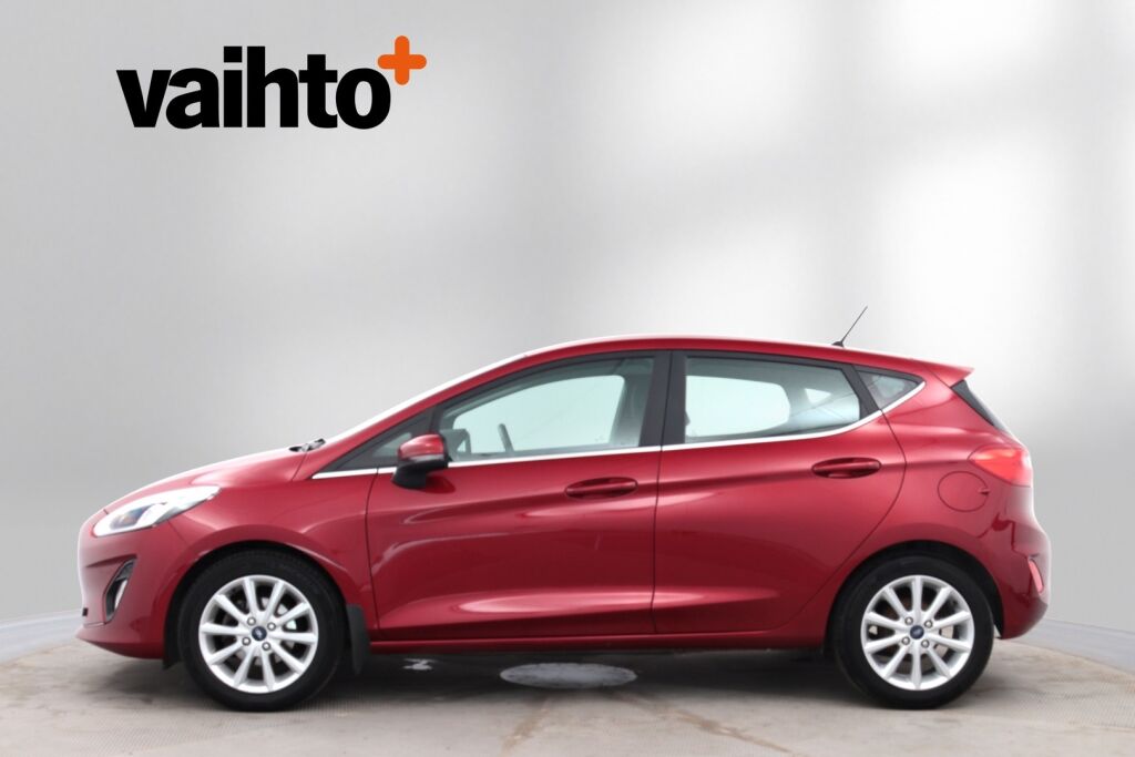 Ford Fiesta 2018 1,0 EcoBoost 100hv M6 Titanium 5-ovinen / Suomiauto / Lohkolämmitin+Sp / B&O / Lämpölasi / Navi / Android Auto / Vakkari