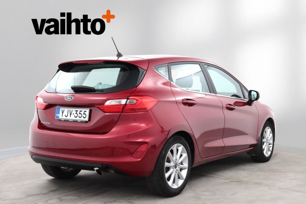 Ford Fiesta 2018 1,0 EcoBoost 100hv M6 Titanium 5-ovinen / Suomiauto / Lohkolämmitin+Sp / B&O / Lämpölasi / Navi / Android Auto / Vakkari