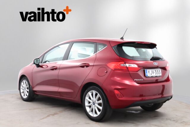 Ford Fiesta 2018 1,0 EcoBoost 100hv M6 Titanium 5-ovinen / Suomiauto / Lohkolämmitin+Sp / B&O / Lämpölasi / Navi / Android Auto / Vakkari
