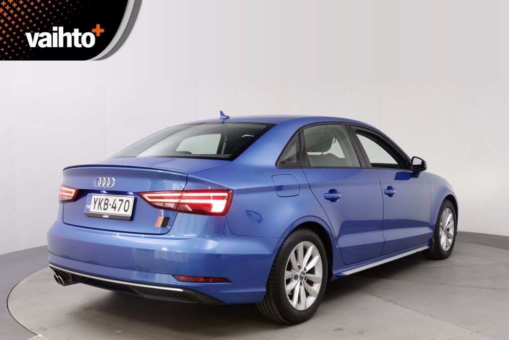 Audi A3 2018 Sedan Pro Business Sport Edition 1,5 TFSI COD 110 kW S tronic / Jakopää tehty 99tkm / Acc / LED valot / Suomi-auto