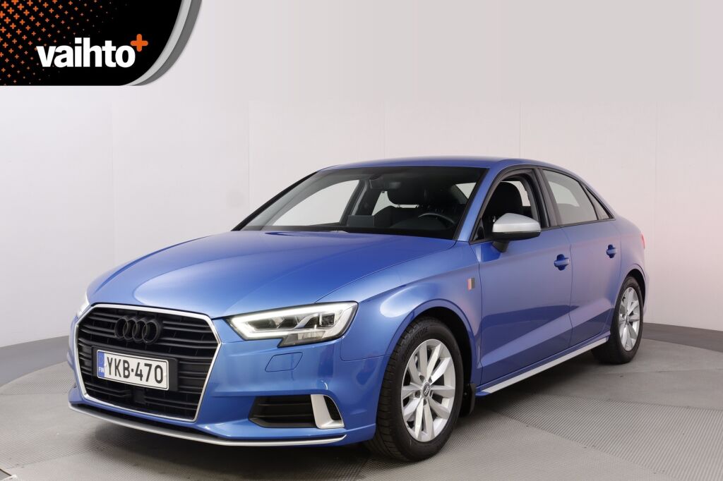 Audi A3 2018 Sedan Pro Business Sport Edition 1,5 TFSI COD 110 kW S tronic / Jakopää tehty 99tkm / Acc / LED valot / Suomi-auto