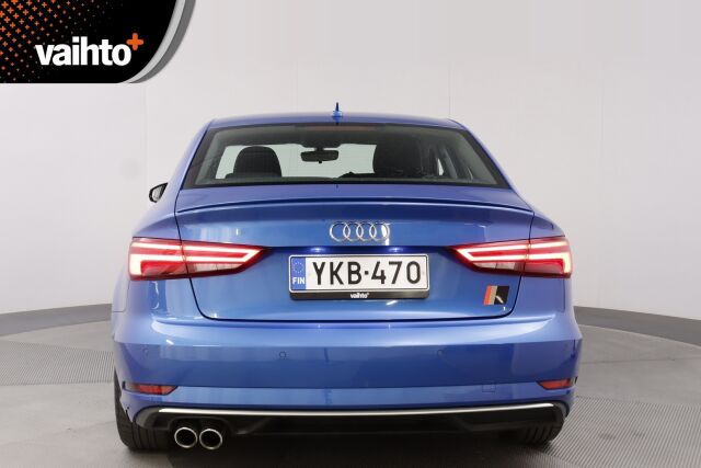 Audi A3 2018 Sedan Pro Business Sport Edition 1,5 TFSI COD 110 kW S tronic / Jakopää tehty 99tkm / Acc / LED valot / Suomi-auto