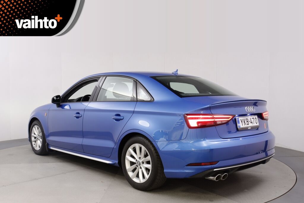 Audi A3 2018 Sedan Pro Business Sport Edition 1,5 TFSI COD 110 kW S tronic / Jakopää tehty 99tkm / Acc / LED valot / Suomi-auto